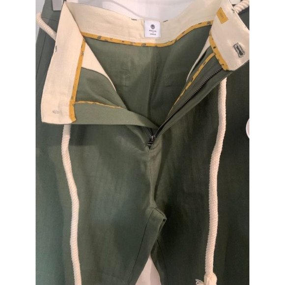 NWT UNISEX Parallel x League Hendrix Pants - Army Green - SIZE 32 - Picture 4 of 7